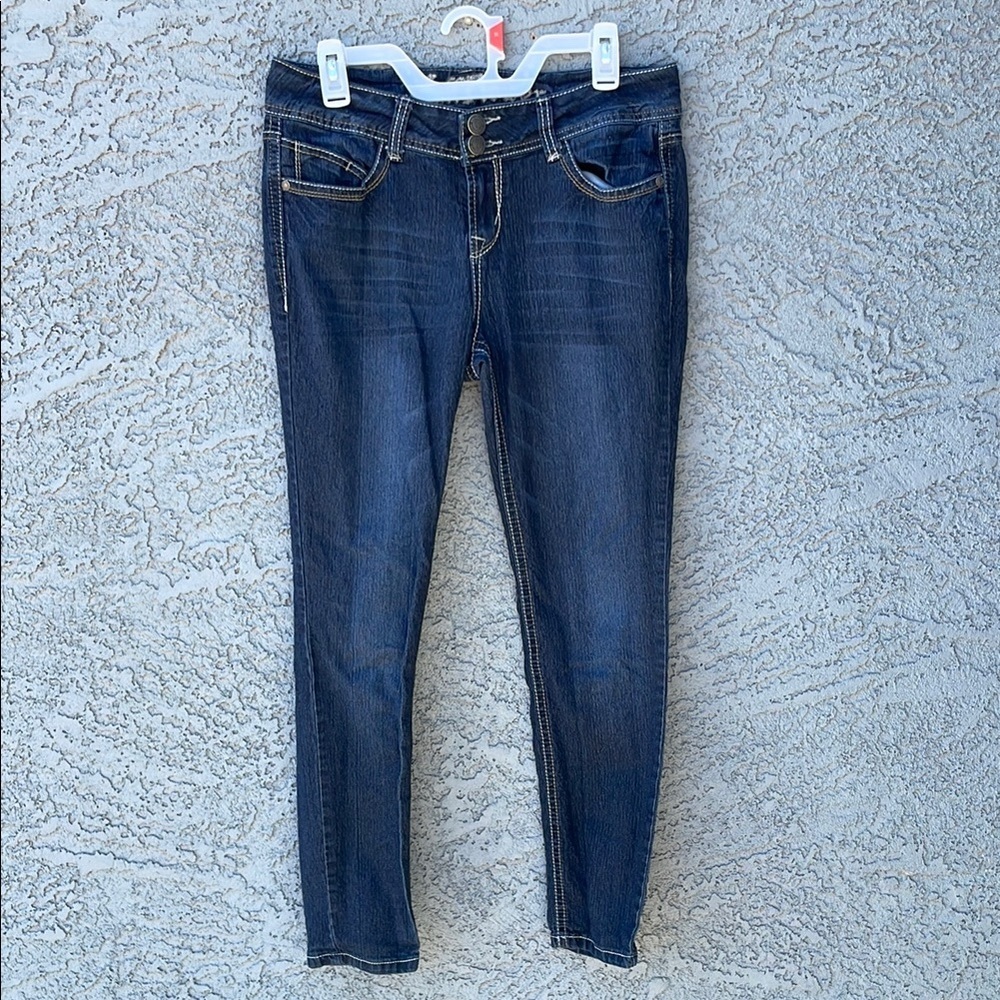 Wallflower Skinny Jeans Juniors’ Dark Indigo Size 11